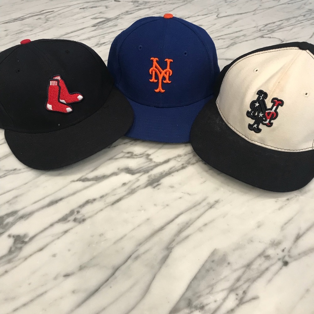 (3) 59 fifty baseball hats
